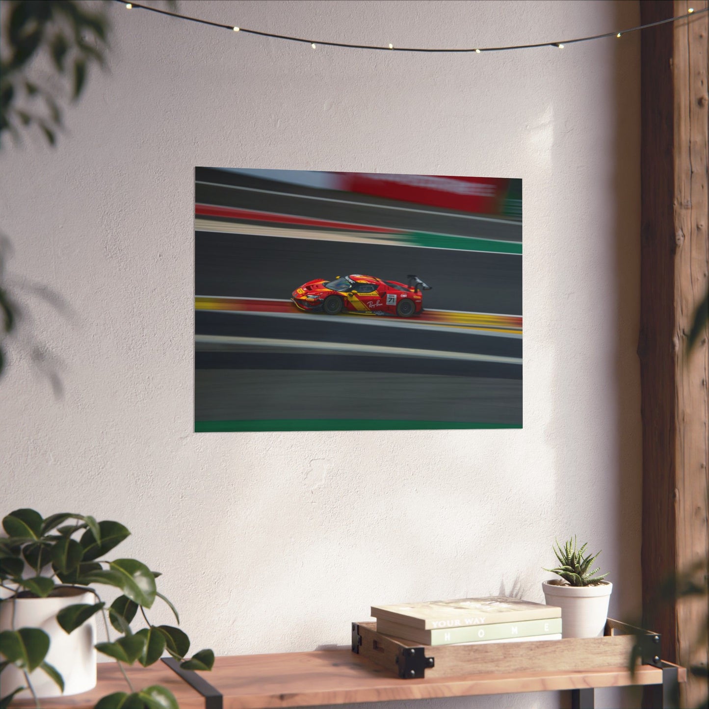 Ferrari Racing Poster